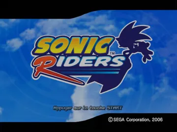 Sonic Riders screen shot title